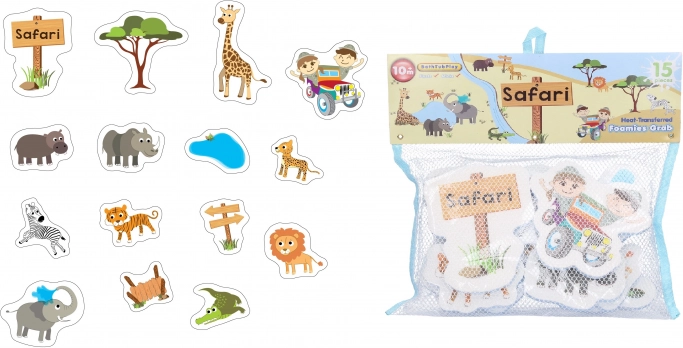 Foamspeelgoed voor in bad Safari