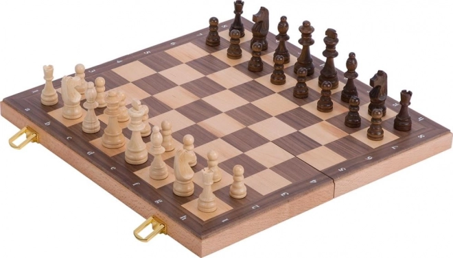 Houten schaakspel 38 × 38 cm