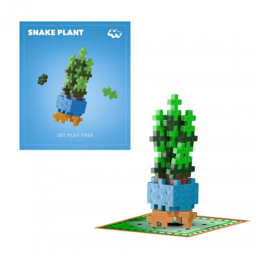 Plus-Plus bloem Snake Plant