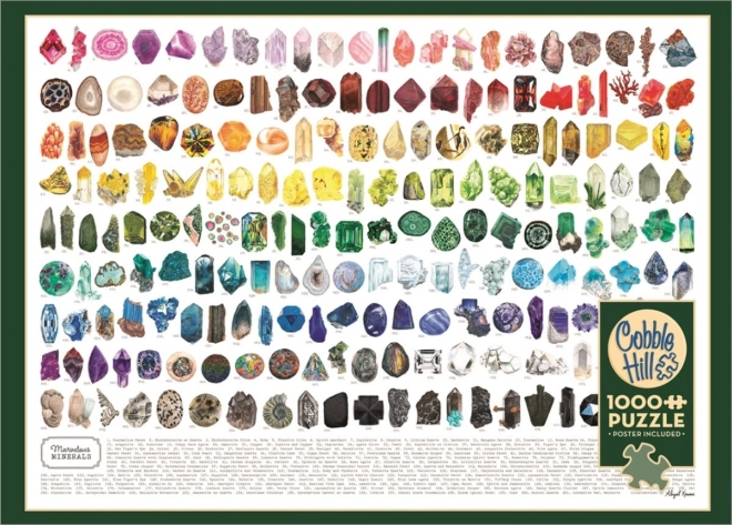 COBBLE HILL Puzzel Prachtige Mineralen 1000 stukjes
