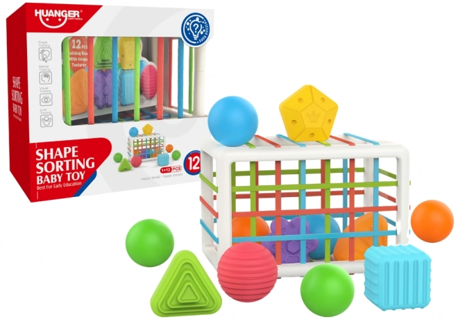 Flexibele Kubus Ball Sorter Figuren voor Kinderen