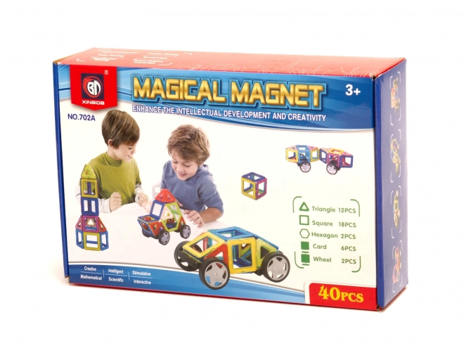 Magnetische bouwset Magical Magnet 40 stuks