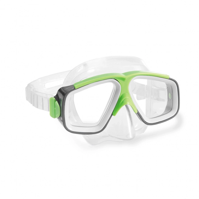 Duikset - bril, snorkel – Met groene details