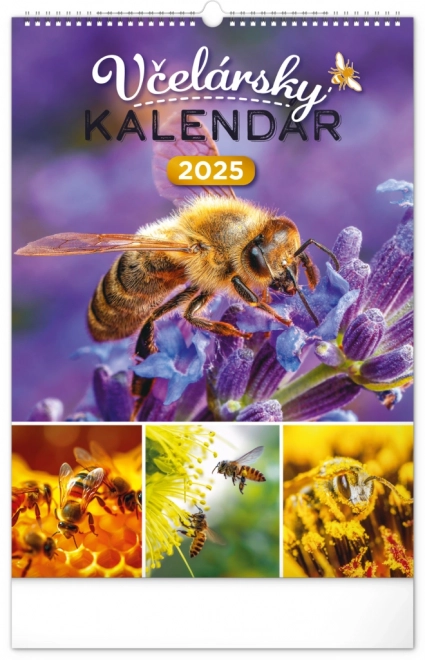 NOTIQUE Muur Bijenteelt Kalender 2025, 33 x 46 cm