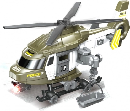 Polit iehelikopter met vliegwiel en effecten
