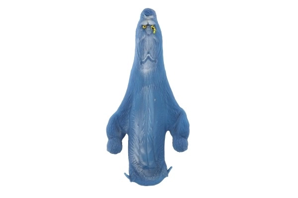 Gorilla anti-stress speelgoed gevuld met zand 400 g siliconen 12 cm 4 kleuren 8 stuks in doos