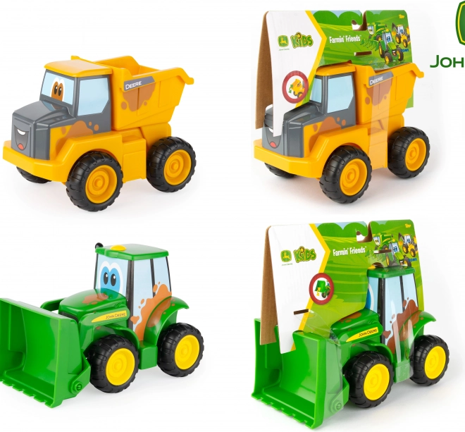 JD Kids John Deere tractor met beweegbare schuif