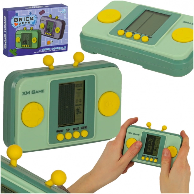 elektronische draagbare spelconsole groen