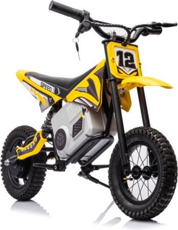 elektrische kinder-crossmotor 36 V geel