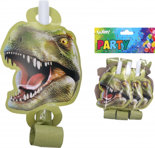 Feesttoeters DINO – 6 stuks
