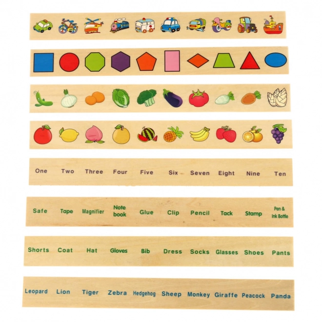 Houten Montessori educatieve sorteerder