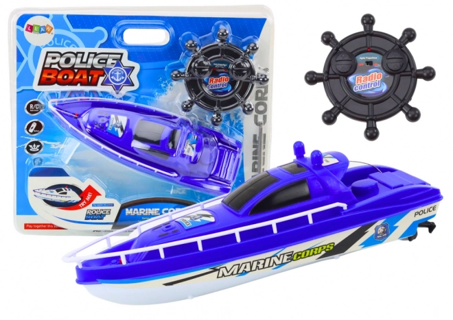Politie op afstand bestuurbare RC Blue Pilot 27MHz