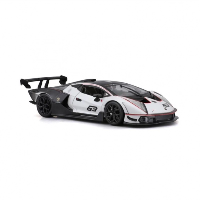 Bburago 1:24 Race Lamborghini Essenza SCV12 – Wit