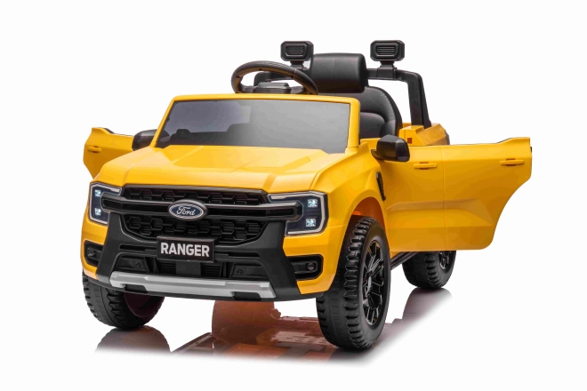 Kinder elektrische auto Ford Ranger Lift Geel