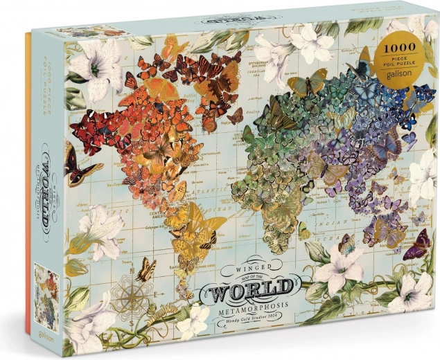 Puzzel Gevleugelde metamorfose 1000 stukjes