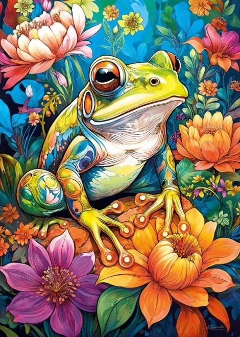 Puzzel Bloemkikker 1000 stukjes