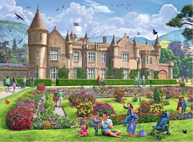Ravensburger puzzel Koninklijke residenties Verenigd Koninkrijk 4x500 stukjes