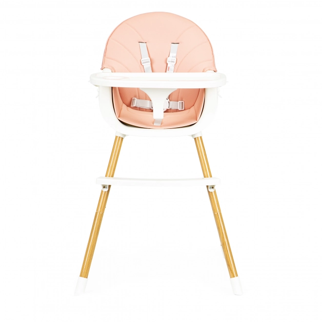 Ecotoys Eetstoel 2-in-1 Roze