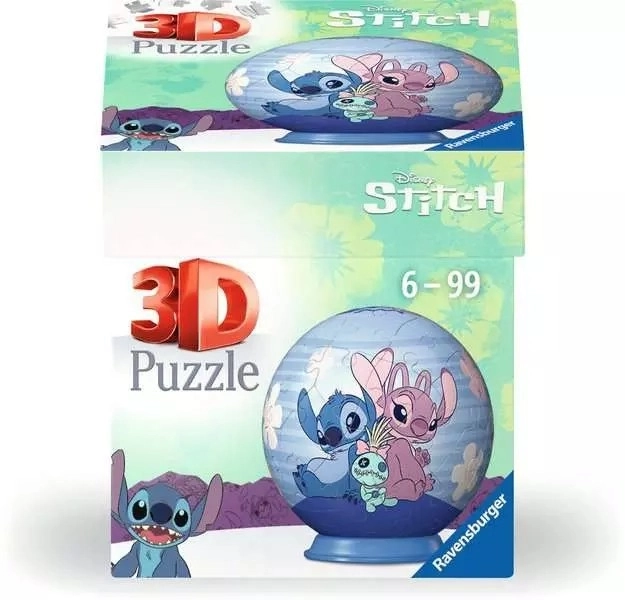 3D-puzzelbal met Stitch van Disney