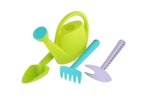 Kinder plastic tuingereedschap set 4 stuks