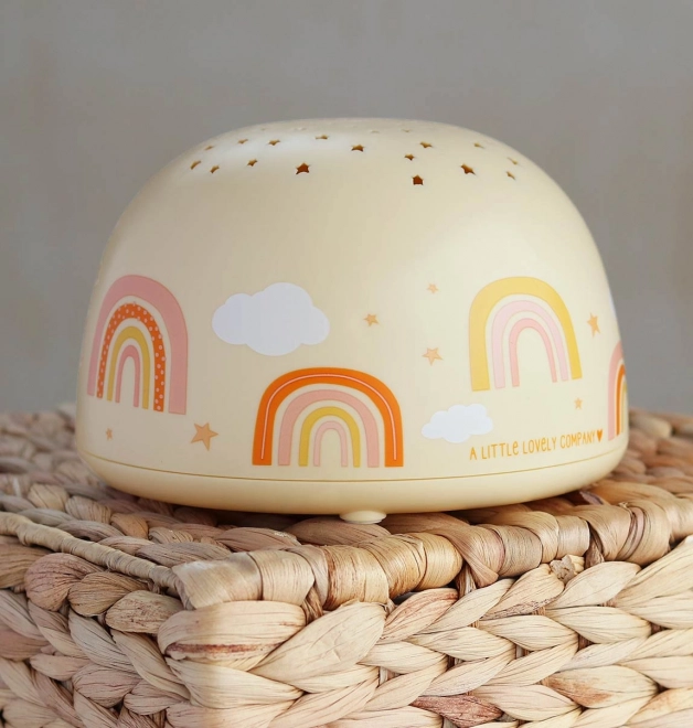 A Little Lovely Company Projectielamp – Regenboog