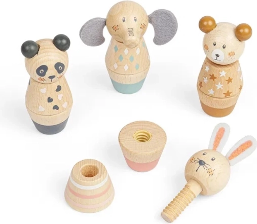 Bigjigs Toys houten schroefdier