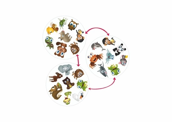 Kubíkovy Spelletjes met Dieren 3-in-1 in een Blikken Doosje