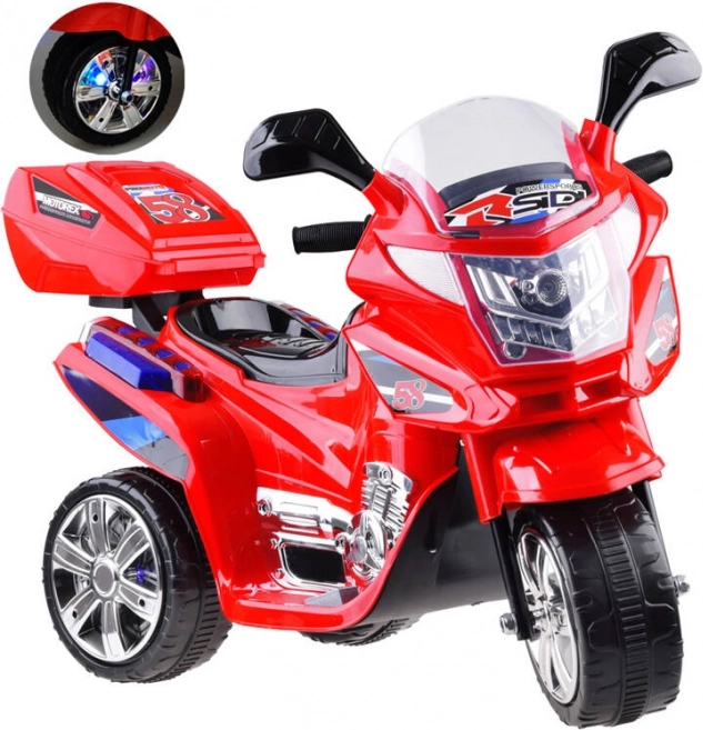 Opvallende LED-verlichting over de hele motor