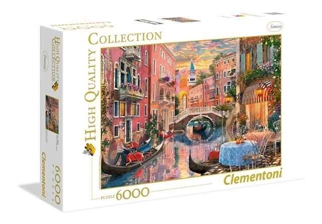 Puzzel 6000 stukjes Zonsondergang in Venetië