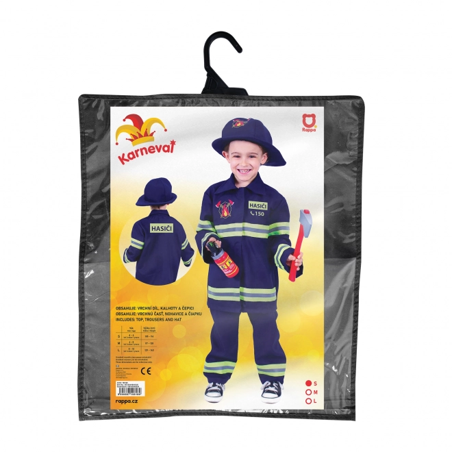 Kinderkostuum brandweerman - Tsjechische opdruk (S)