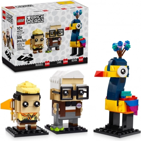 Lego BrickHeadz Disney en Pixar Up: Carl, Russell en Kevin
