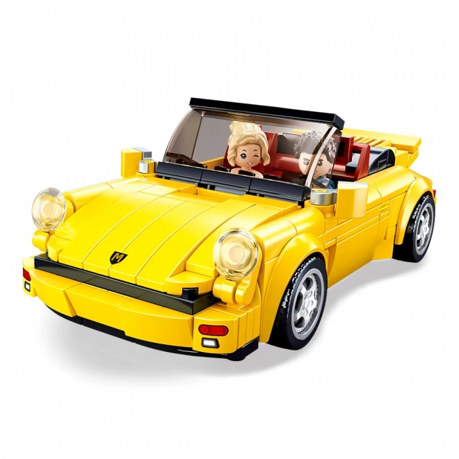 Gele sportwagen Sluban ModelBricks