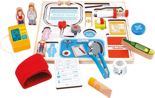 Bino inlegpuzzel – houten medische organizer