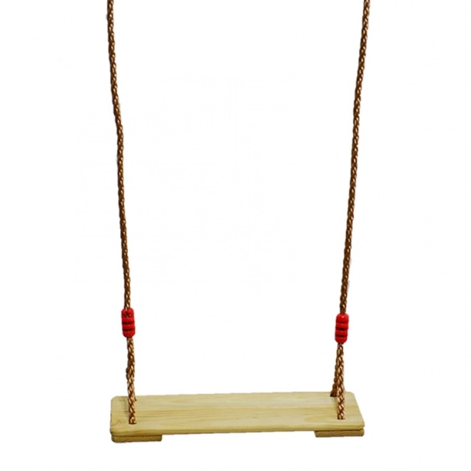 Houten zitplank schommel