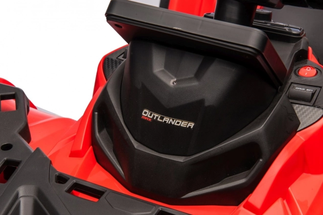 Elektrische kinderquad Can Am Outlander met bestuurder