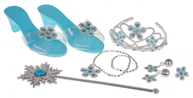 Mega set voor kleine prinses in blauw