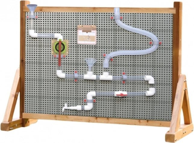 Houten Vrijstaande XXL-Tekentafel inclusief Waterset MASTERKIDZ