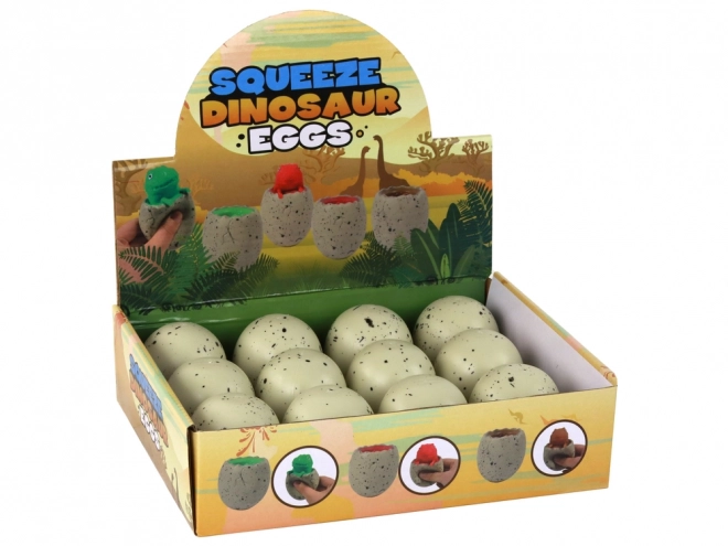Antistress Speelgoed Dinosaurus in Ei Squishy squishy