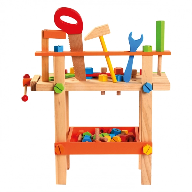 Bino Kinder werktafel met gereedschap