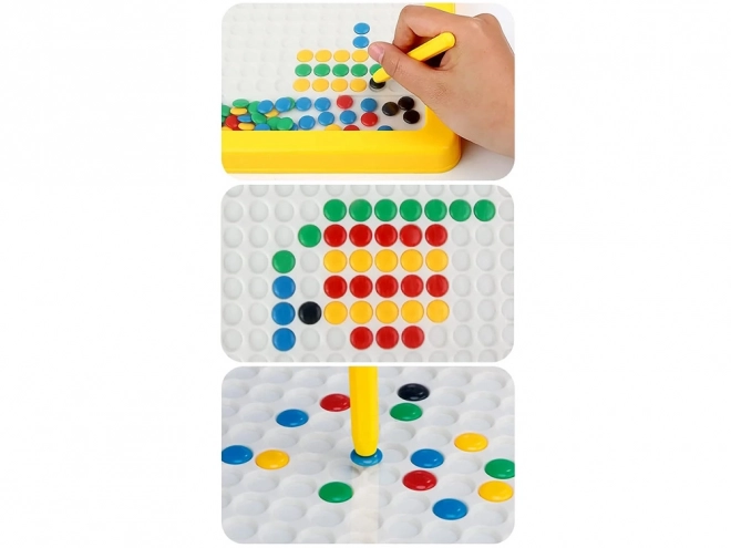 Onderwijs magnetisch bord met staafjes om te stapelen