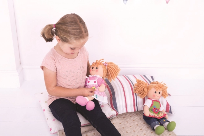 Bigjigs Toys Stoffen pop Melanie 38 cm