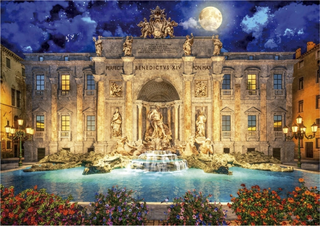Legpuzzel EDUCA, Fontana di Trevi, Rome – 1000 stukjes