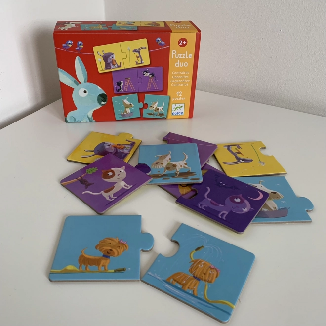 DJECO Duo puzzel Tegenstellingen