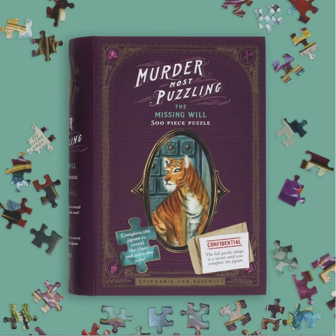 Puzzel met detectiveraadsel Missende Testament 500 stukjes