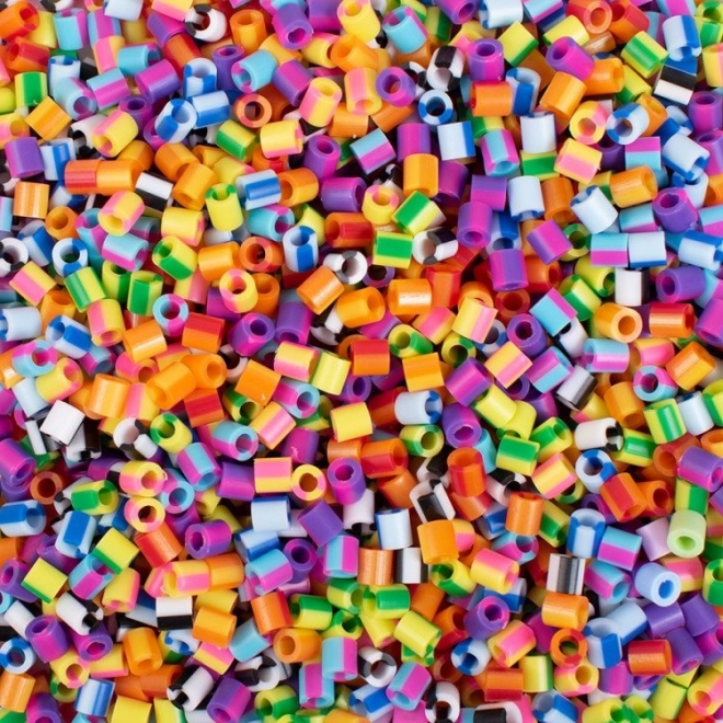 PLAYBOX Strijkkralen in emmer - gestreept 5000 stuks