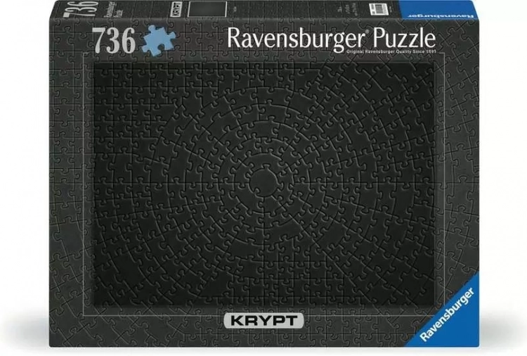 Puzzel RAVENSBURGER Krypt zwart 736 stukjes
