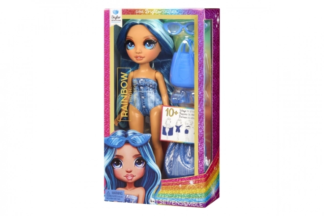Rainbow High modepop in badpak - Skyler Bradshaw