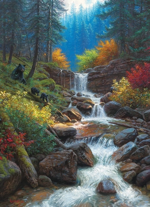 Puzzel COBBLE HILL Bergcascade 1000 stukjes