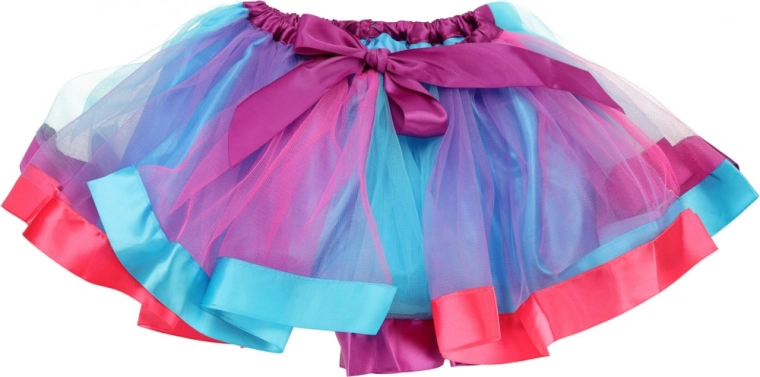 Luchtige tutu-rok in regenboogkleuren