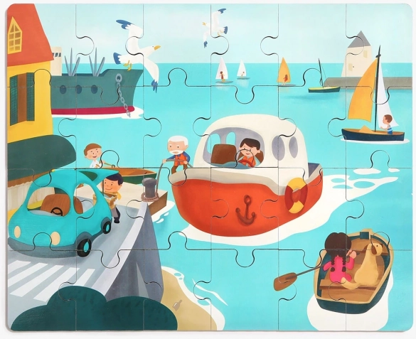 Een puzzel die zichzelf leert leggen